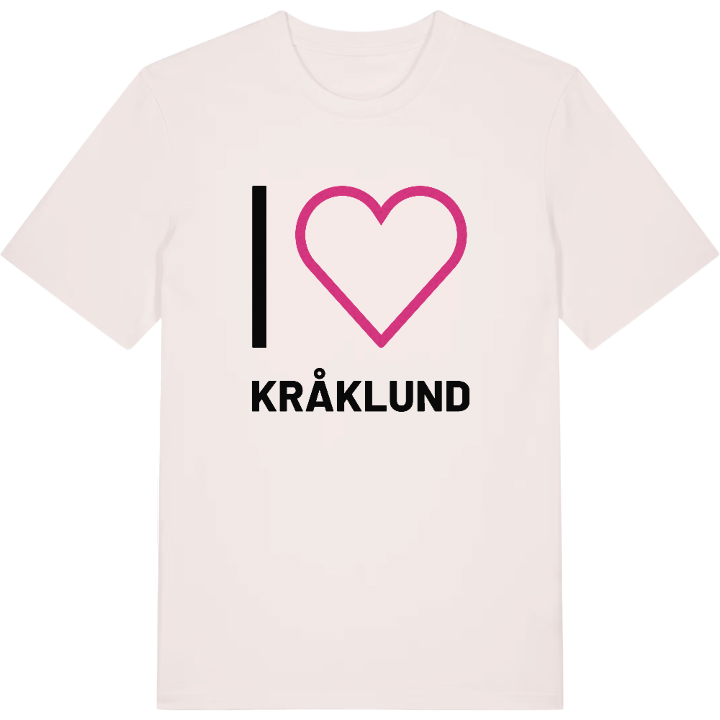 Jag älskar Kråklund t-shirt stort tryck – t-shirt från PinShirt