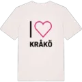 Jag älskar Kråkö t-shirt stort tryck