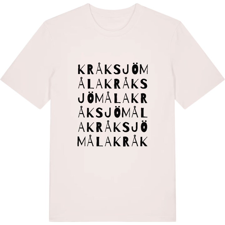 Kråksjömåla ordlek t-shirt – t-shirt från PinShirt