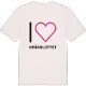 Jag älskar Kråkslottet t-shirt stort tryck