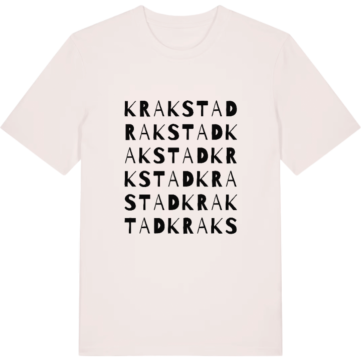 Krakstad ordlek t-shirt – t-shirt från PinShirt