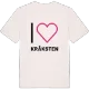 Jag älskar Kråksten t-shirt stort tryck