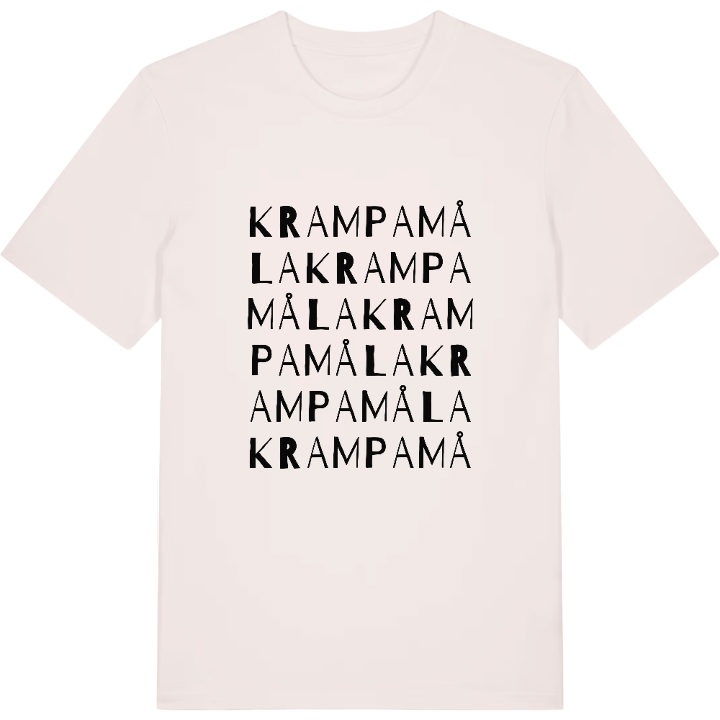 Krampamåla ordlek t-shirt – t-shirt från PinShirt