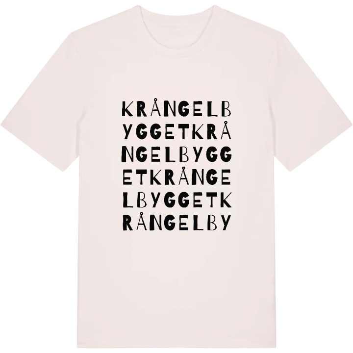 Krångelbygget ordlek t-shirt – t-shirt från PinShirt