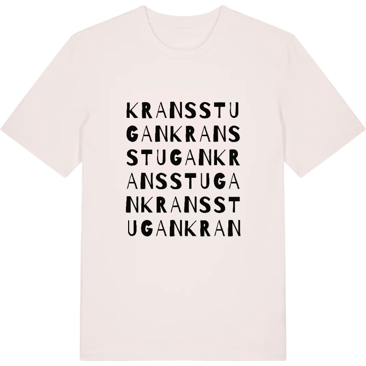 Kransstugan ordlek t-shirt – t-shirt från PinShirt