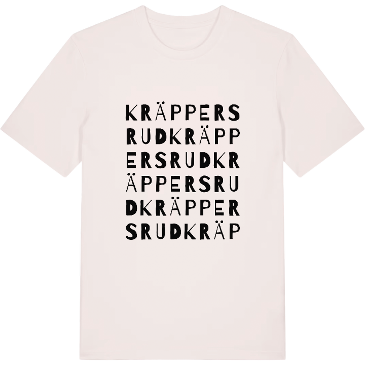 Kräppersrud ordlek t-shirt – t-shirt från PinShirt