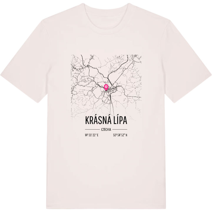 Krásná Lípa karta t-shirt – t-shirt från PinShirt