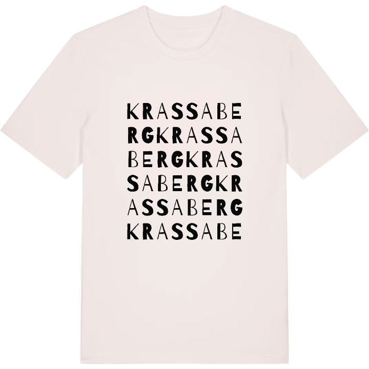 Krassaberg ordlek t-shirt – t-shirt från PinShirt