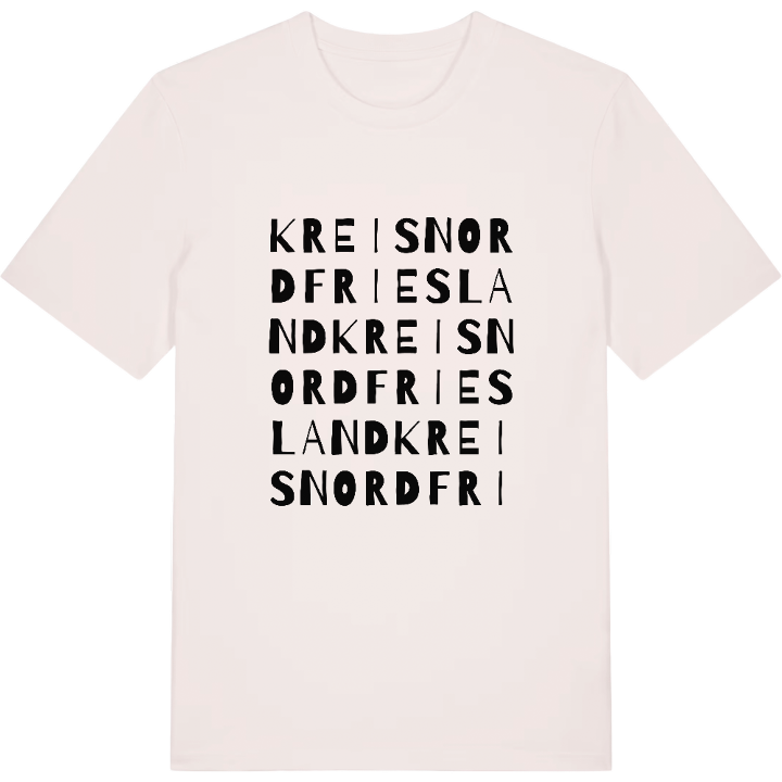 Kreis Nordfriesland ordlek t-shirt – t-shirt från PinShirt