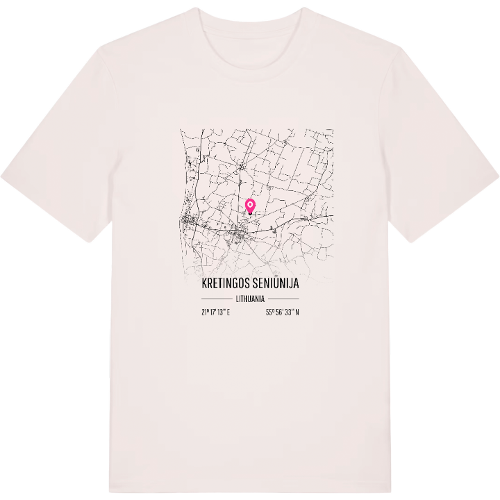 Kretingos seniūnija karta t-shirt – t-shirt från PinShirt