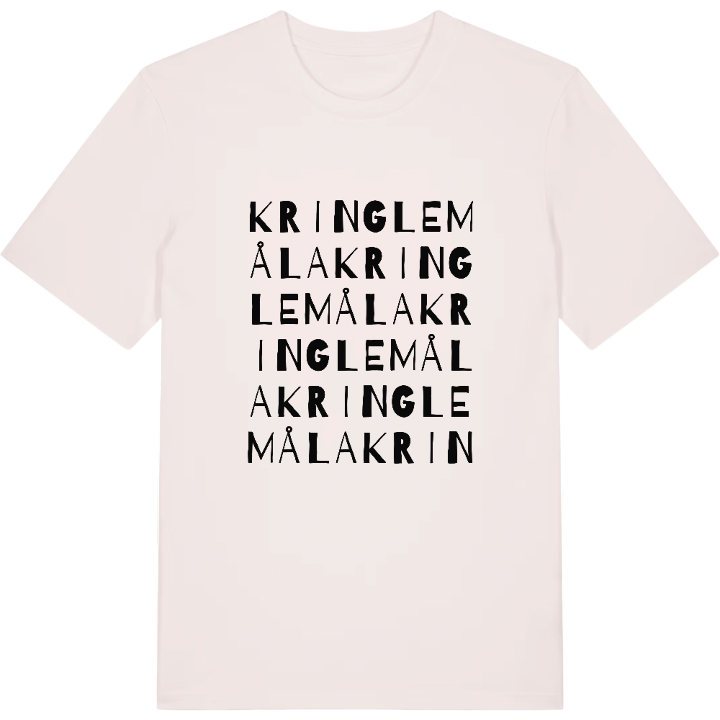 Kringlemåla ordlek t-shirt – t-shirt från PinShirt