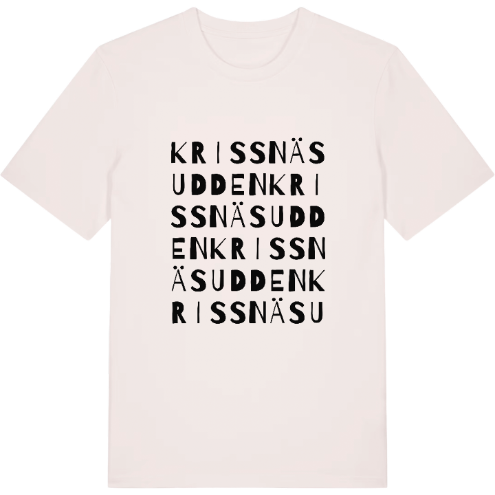 Krissnäsudden ordlek t-shirt – t-shirt från PinShirt