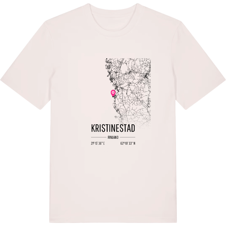 Kristinestad karta t-shirt – t-shirt från PinShirt