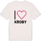 Jag älskar Kroby t-shirt stort tryck