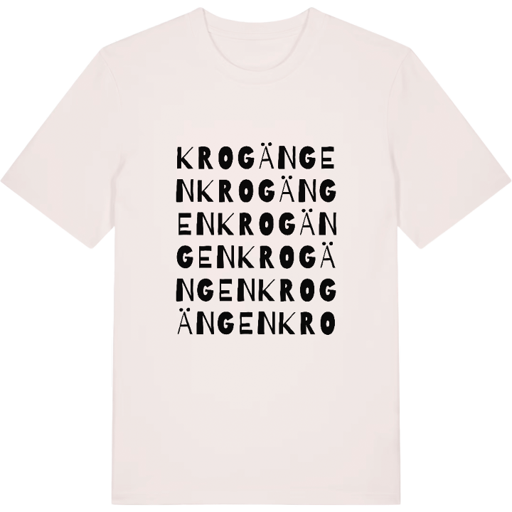 Krogängen ordlek t-shirt – t-shirt från PinShirt