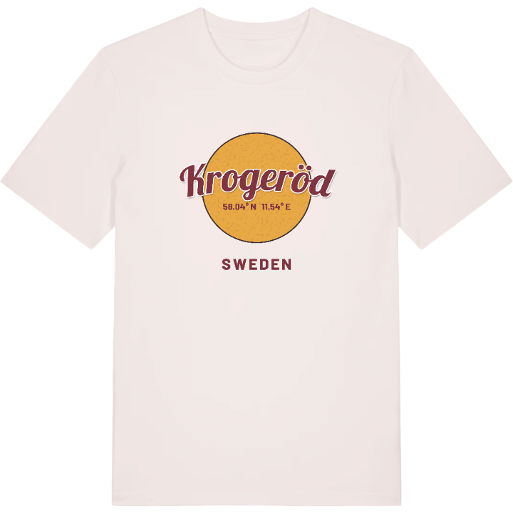Krogeröd cirkel t-shirt – t-shirt från PinShirt