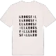Krogsfall ordlek t-shirt