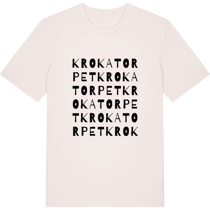 Krokatorpet ordlek t-shirt – t-shirt från PinShirt