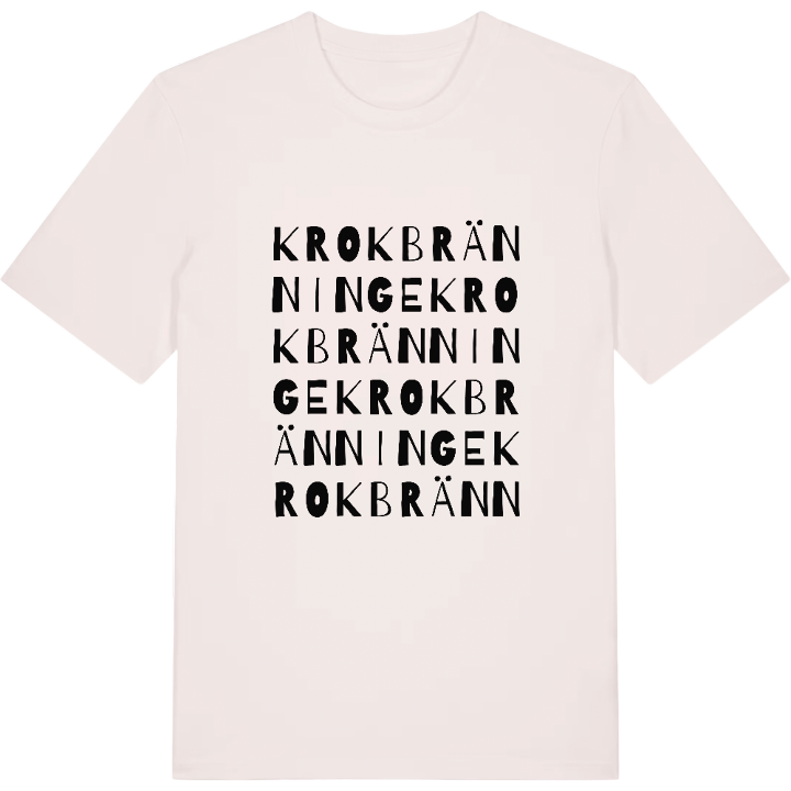 Krokbränninge ordlek t-shirt – t-shirt från PinShirt