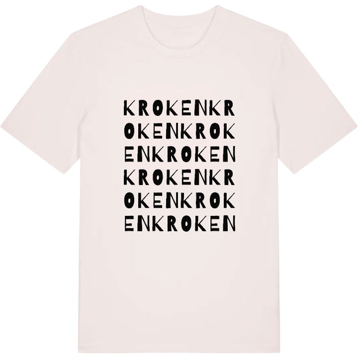 Kroken ordlek t-shirt – t-shirt från PinShirt