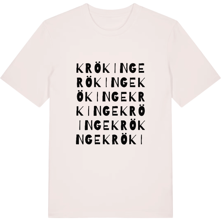 Krökinge ordlek t-shirt – t-shirt från PinShirt