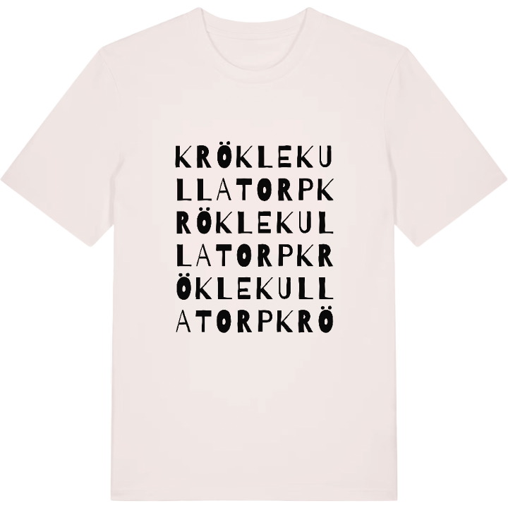 Kröklekullatorp ordlek t-shirt – t-shirt från PinShirt