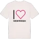 Jag älskar Krokmossen t-shirt stort tryck