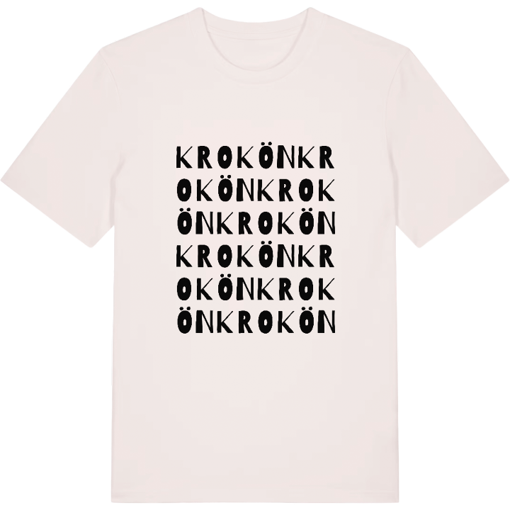 Krokön ordlek t-shirt – t-shirt från PinShirt
