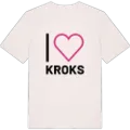 Jag älskar Kroks t-shirt stort tryck