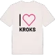 Jag älskar Kroks t-shirt stort tryck