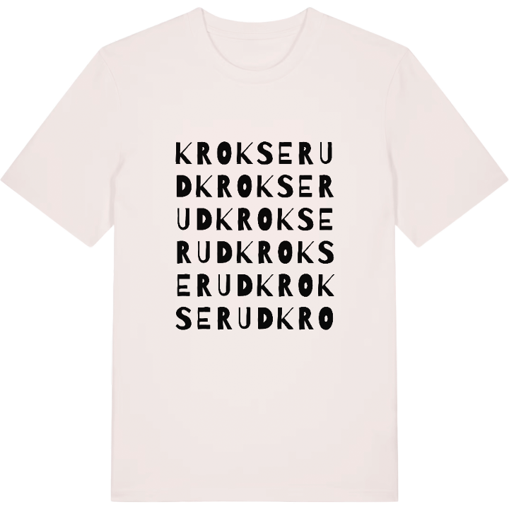 Krokserud ordlek t-shirt – t-shirt från PinShirt