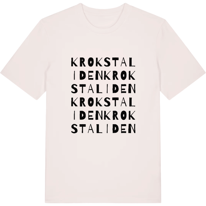 Krokstaliden ordlek t-shirt – t-shirt från PinShirt