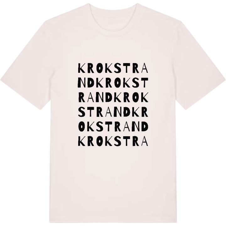 Krokstrand ordlek t-shirt – t-shirt från PinShirt