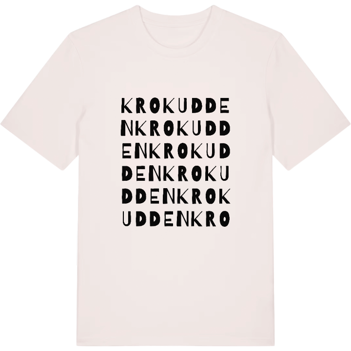 Krokudden ordlek t-shirt – t-shirt från PinShirt