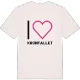 Jag älskar Kronfallet t-shirt stort tryck