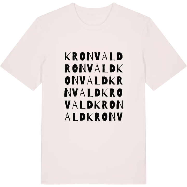 Kronvald ordlek t-shirt – t-shirt från PinShirt