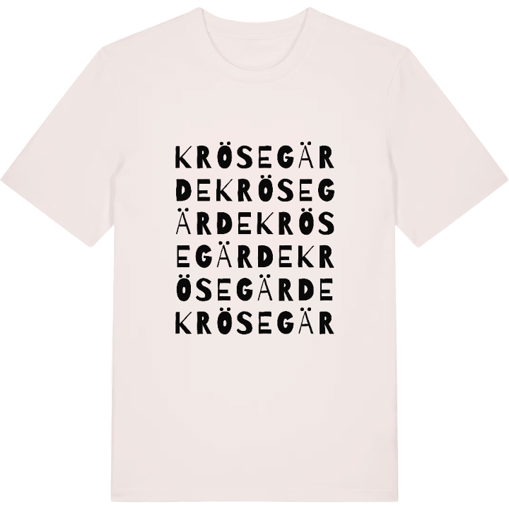 Krösegärde ordlek t-shirt – t-shirt från PinShirt