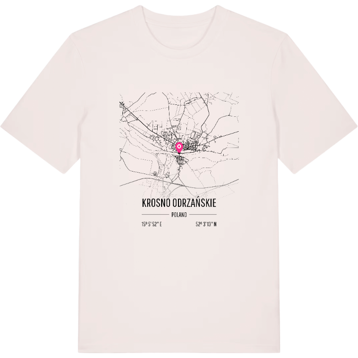 Krosno Odrzańskie karta t-shirt – t-shirt från PinShirt
