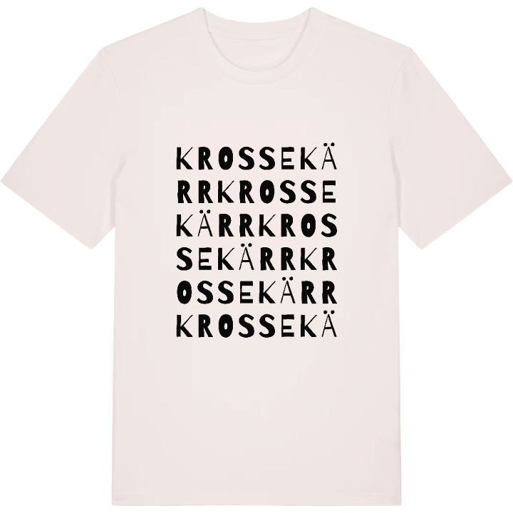 Krossekärr ordlek t-shirt – t-shirt från PinShirt