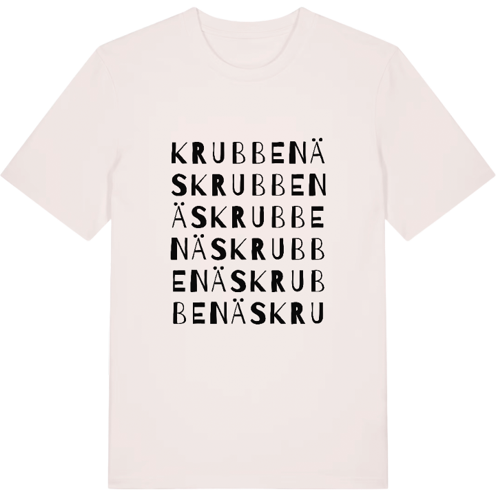 Krubbenäs ordlek t-shirt – t-shirt från PinShirt