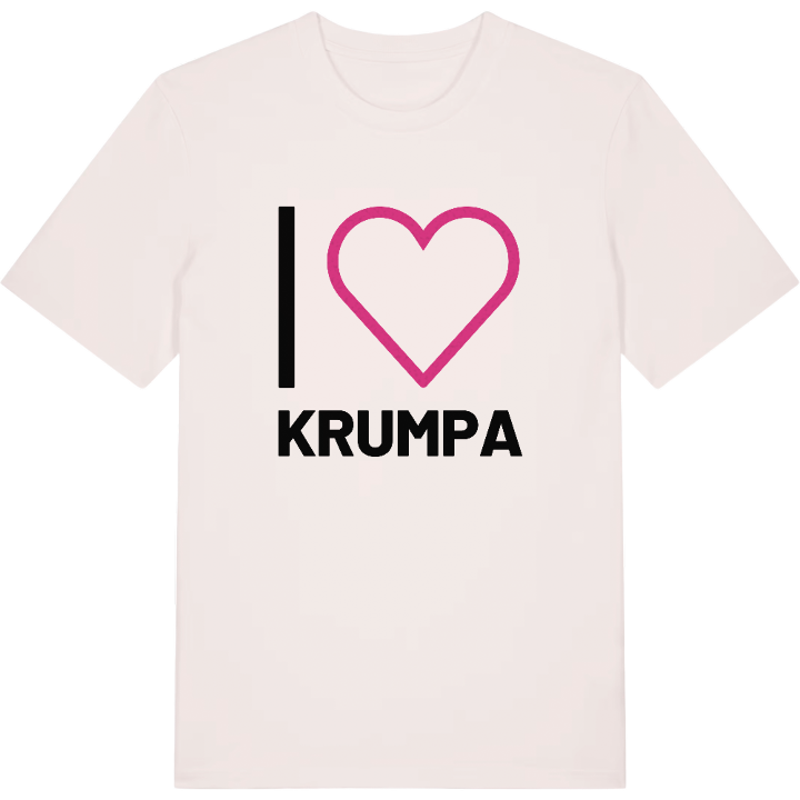 Jag älskar Krumpa t-shirt stort tryck – t-shirt från PinShirt