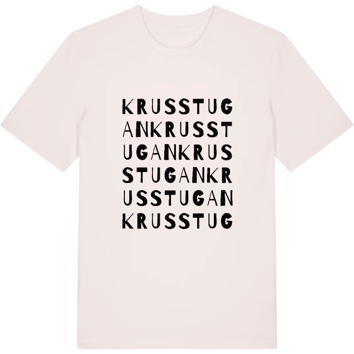 Krusstugan ordlek t-shirt – t-shirt från PinShirt