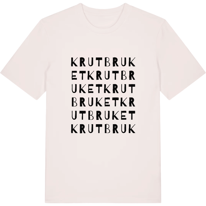 Krutbruket ordlek t-shirt – t-shirt från PinShirt