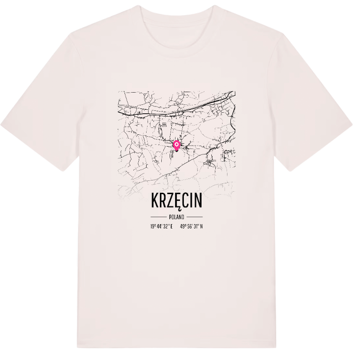Krzęcin karta t-shirt – t-shirt från PinShirt