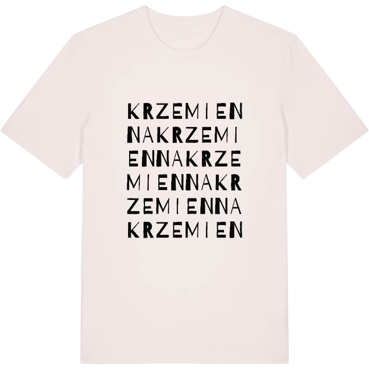 Krzemienna ordlek t-shirt – t-shirt från PinShirt