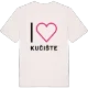 Jag älskar Kučište t-shirt stort tryck