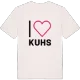 Jag älskar Kuhs t-shirt stort tryck