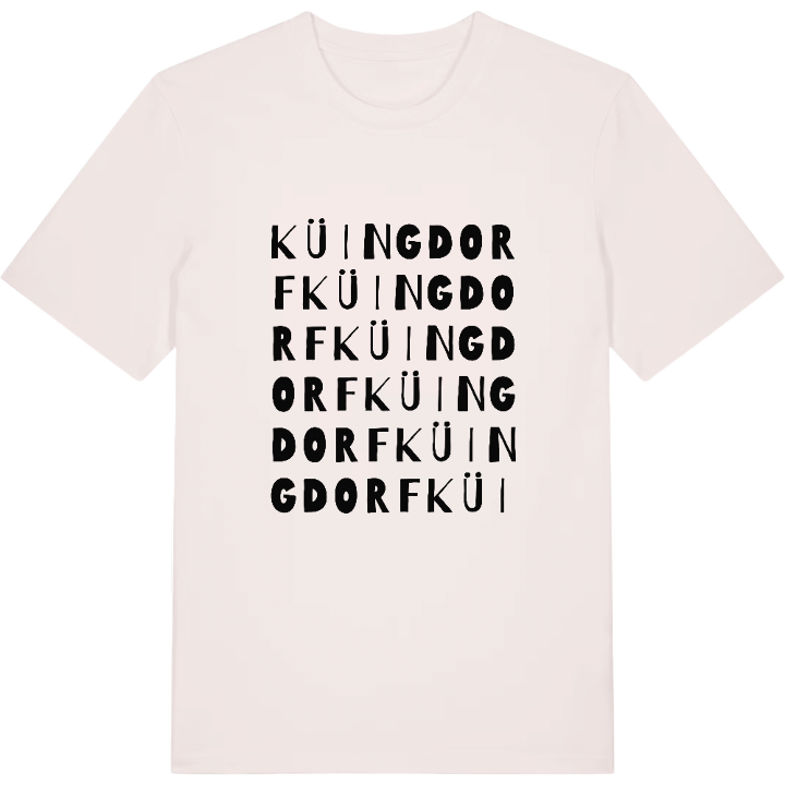 Küingdorf ordlek t-shirt – t-shirt från PinShirt