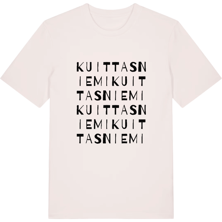 Kuittasniemi ordlek t-shirt – t-shirt från PinShirt