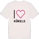 Jag älskar Kükels t-shirt stort tryck